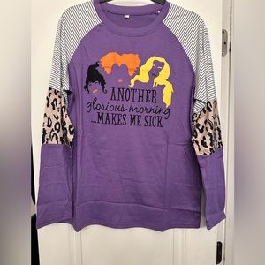 Nwot hocus pocus themed long sleeve shirt (J8)